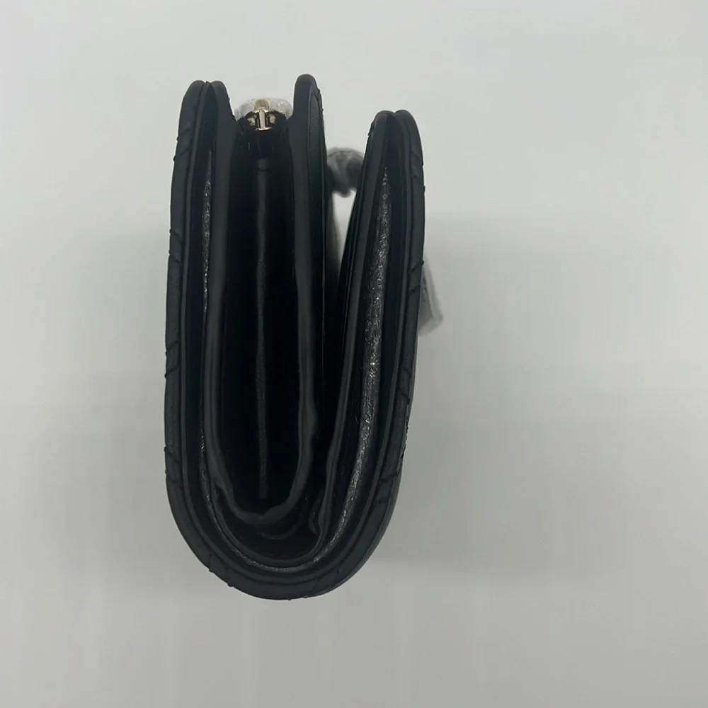 Kate Spade Natalia Medium Compact Bifold Wallet Black